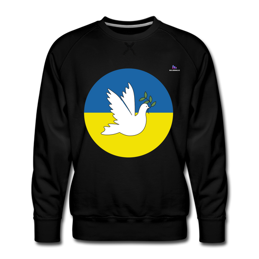 Sudadera premium"Peace Dove Ukraine" - black