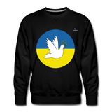 Sudadera premium"Peace Dove Ukraine" - black