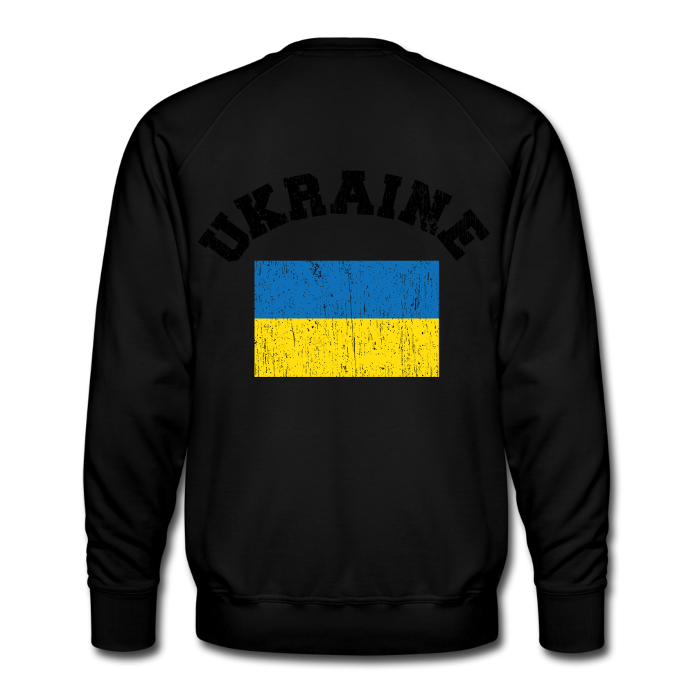 Sudadera premium"Peace Dove Ukraine" - black