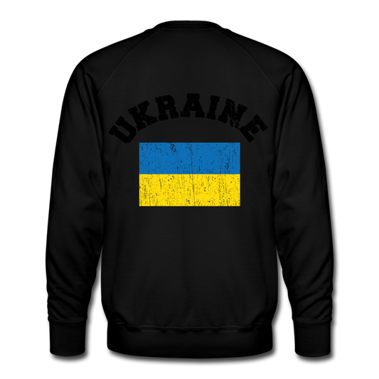 Sudadera premium"Peace Dove Ukraine" - black