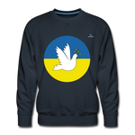 Sudadera premium"Peace Dove Ukraine" - navy