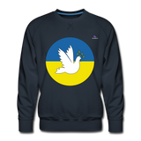 Sudadera premium"Peace Dove Ukraine" - navy