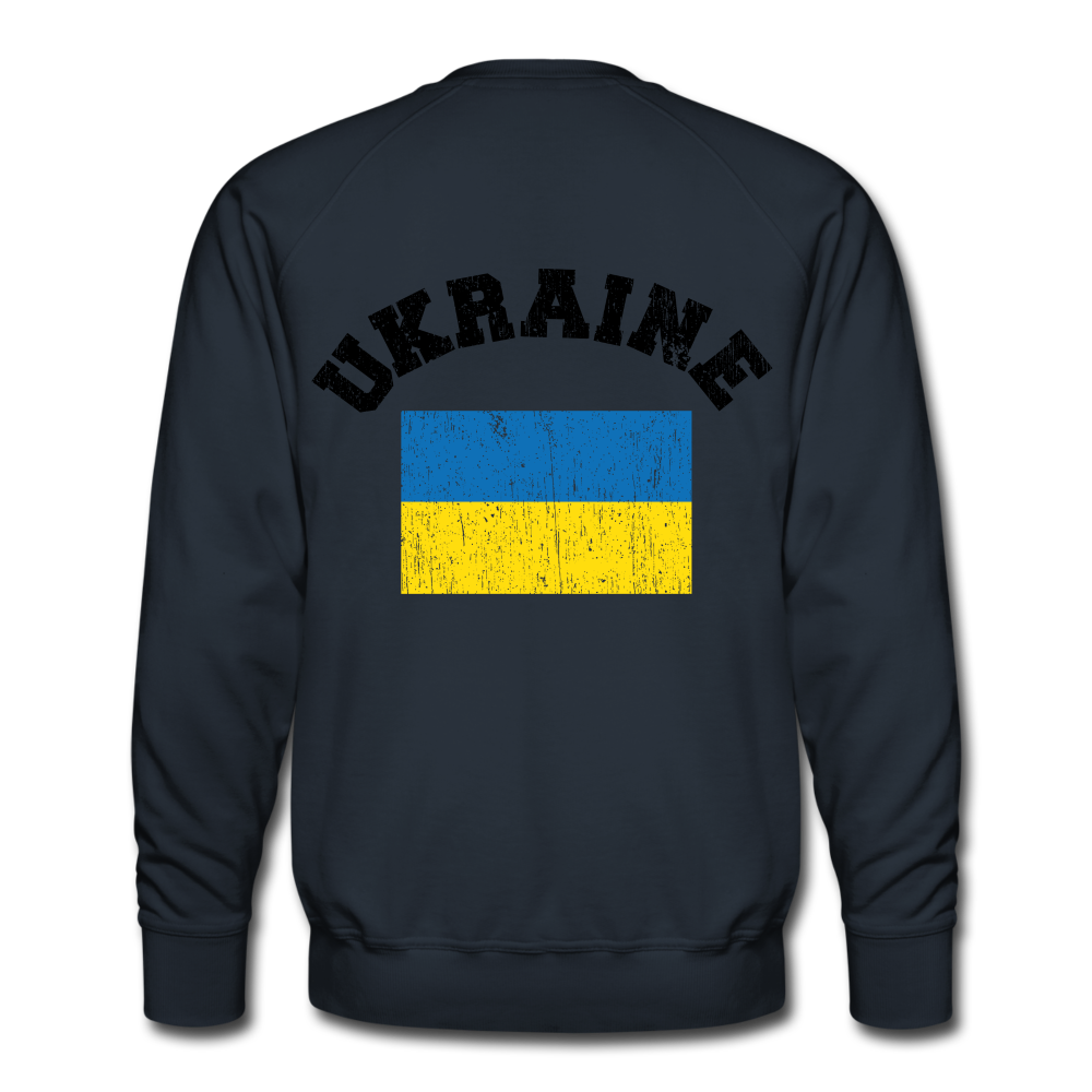 Sudadera premium"Peace Dove Ukraine" - navy