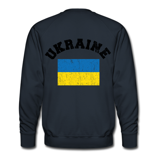 Sudadera premium"Peace Dove Ukraine" - navy