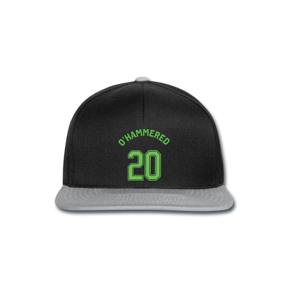 Gorra Snapback"St patty trikot" - black/grey
