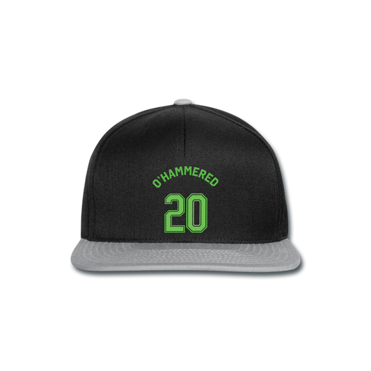 Gorra Snapback"St patty trikot" - black/grey