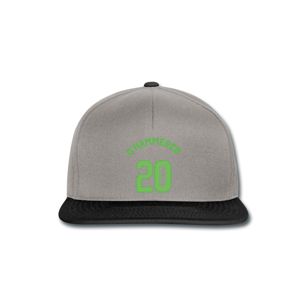 Gorra Snapback"St patty trikot" - graphite/black