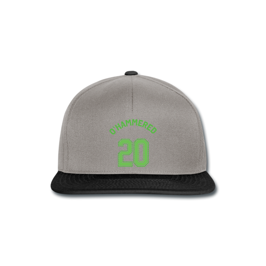 Gorra Snapback"St patty trikot" - graphite/black