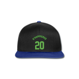 Gorra Snapback"St patty trikot" - black/bright royal