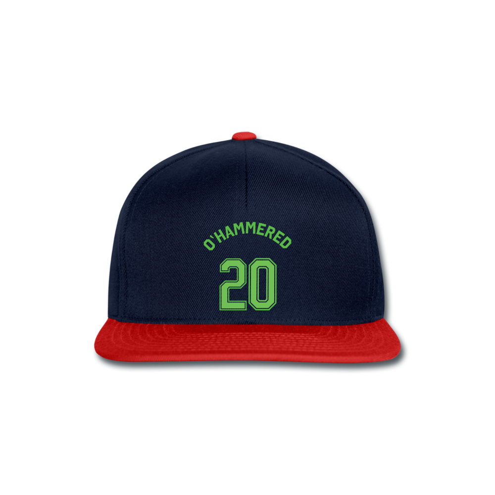 Gorra Snapback"St patty trikot" - navy/red