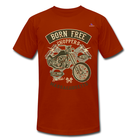 Camiseta Tri-Blend unisex de Bella + Canvas"born free" - heather brick