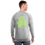 Sudadera ecológica de Stanley & Stella"Shamrock" - heather grey