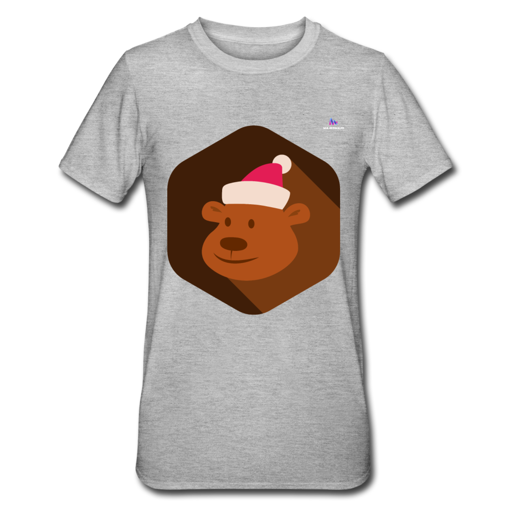 Camiseta en polialgodón unisex"Bear freexmas17mnr" - heather grey