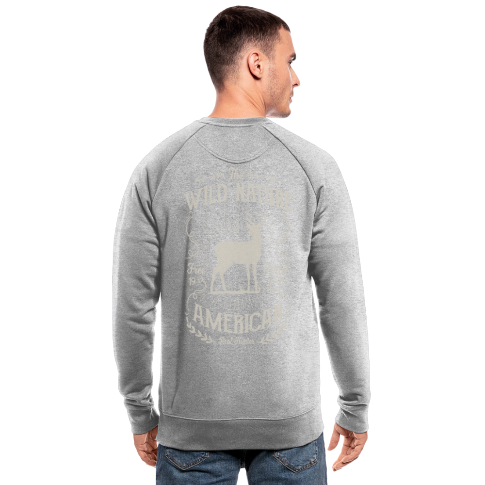 Sudadera ecológica de Stanley & Stella"Wild nature" - heather grey