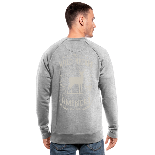 Sudadera ecológica de Stanley & Stella"Wild nature" - heather grey