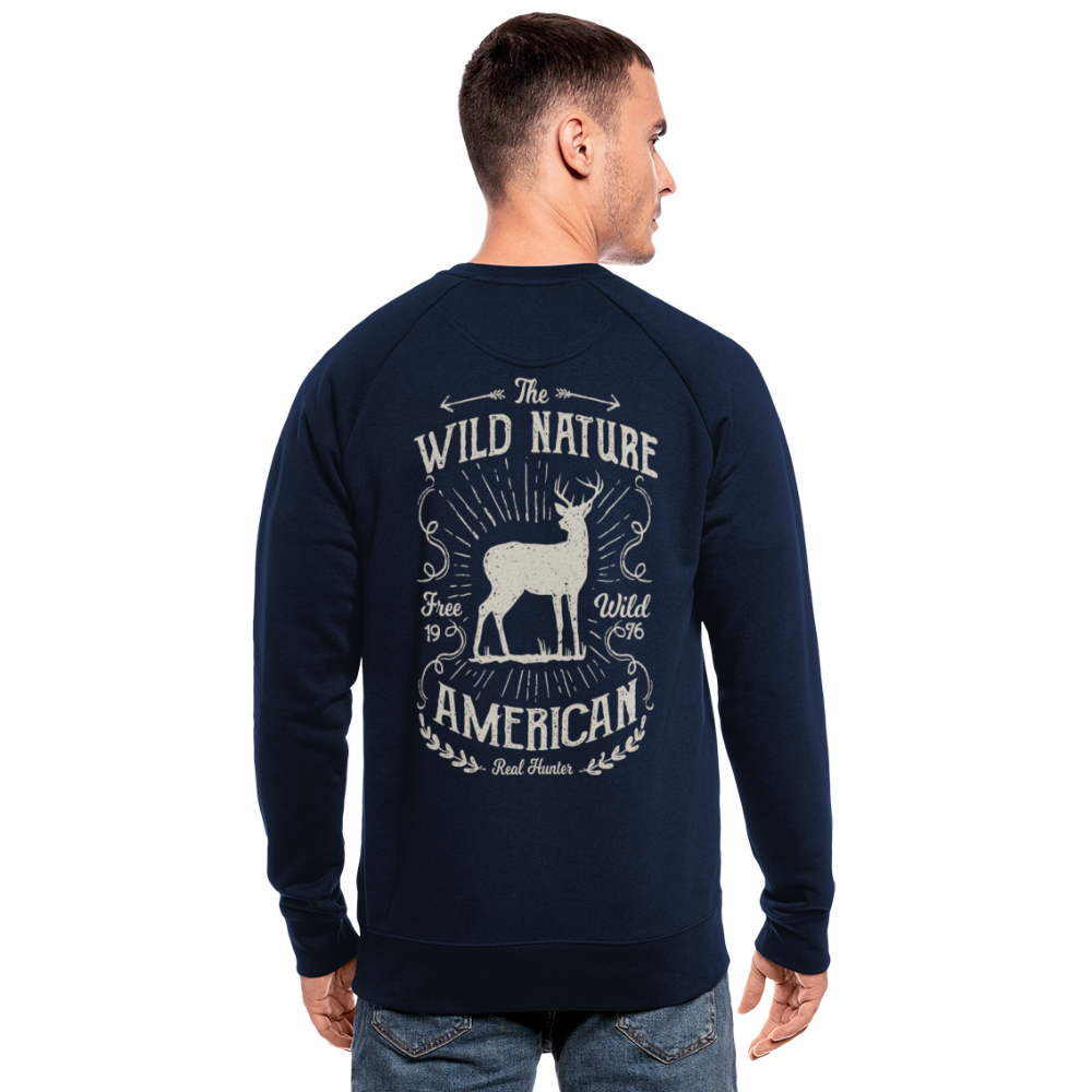 Sudadera ecológica de Stanley & Stella"Wild nature" - navy