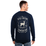 Sudadera ecológica de Stanley & Stella"Wild nature" - navy