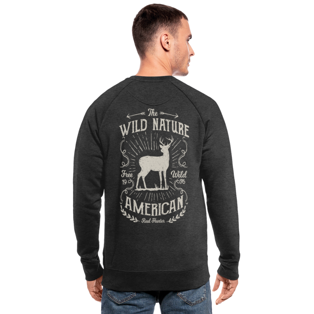 Sudadera ecológica de Stanley & Stella"Wild nature" - dark grey heather