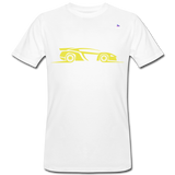 Camiseta ecológica"racing car" - white