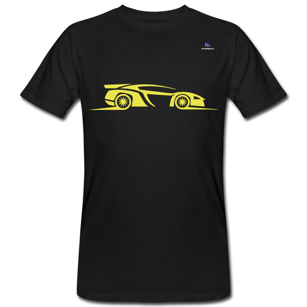 Camiseta ecológica"racing car" - black