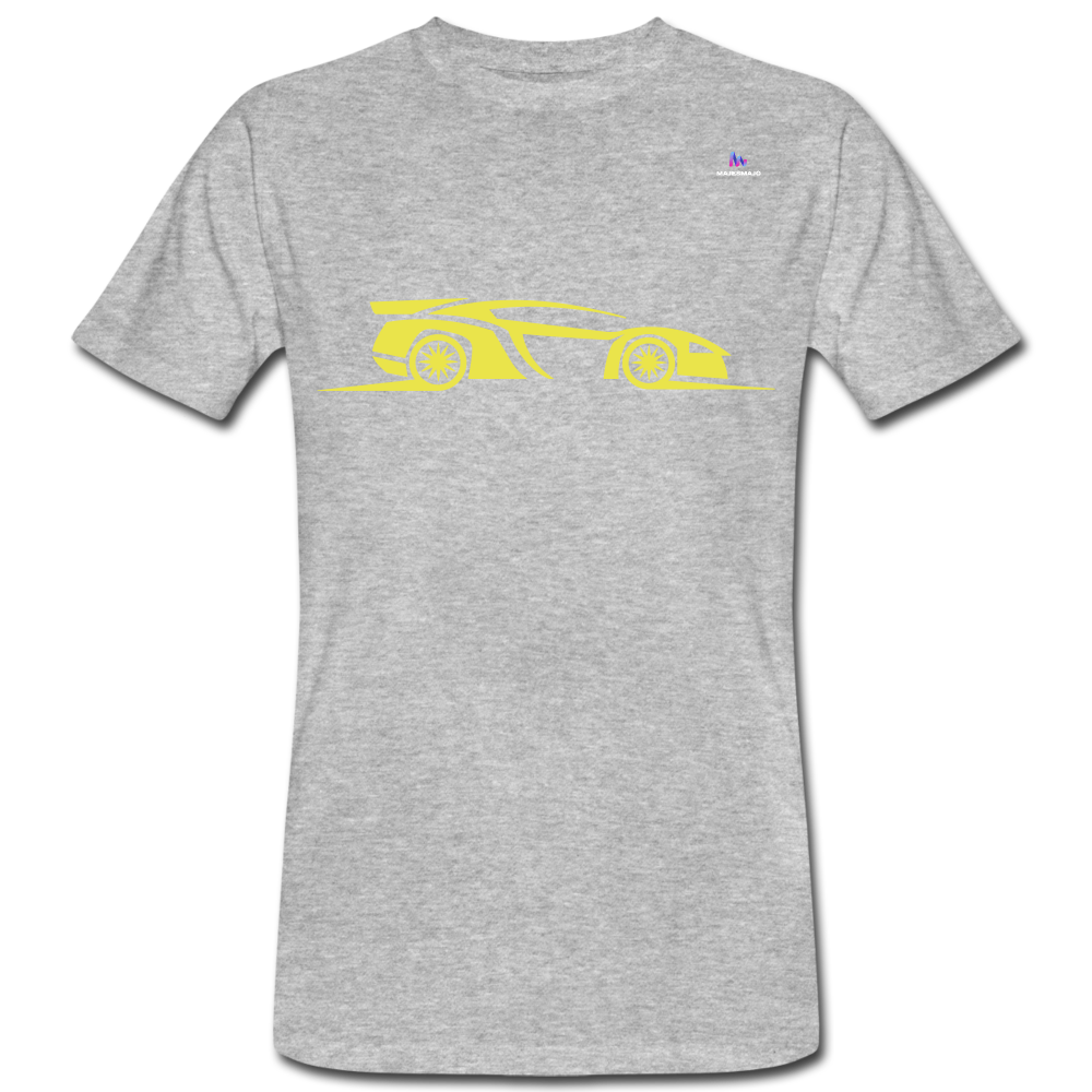 Camiseta ecológica"racing car" - heather grey