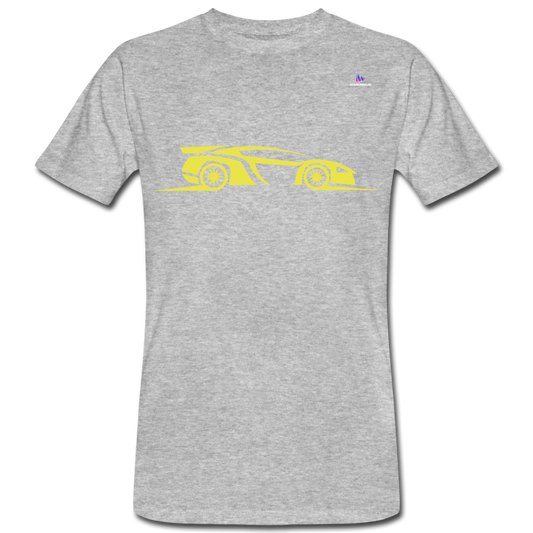 Camiseta ecológica"racing car" - heather grey