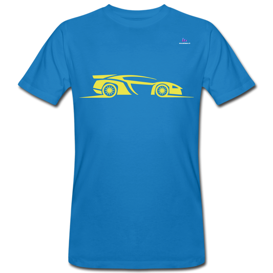 Camiseta ecológica"racing car" - peacock-blue