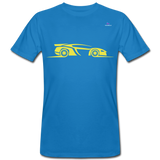 Camiseta ecológica"racing car" - peacock-blue