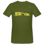 Camiseta ecológica"racing car" - moss green