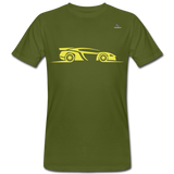 Camiseta ecológica"racing car" - moss green