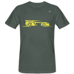 Camiseta ecológica"racing car" - grey-green