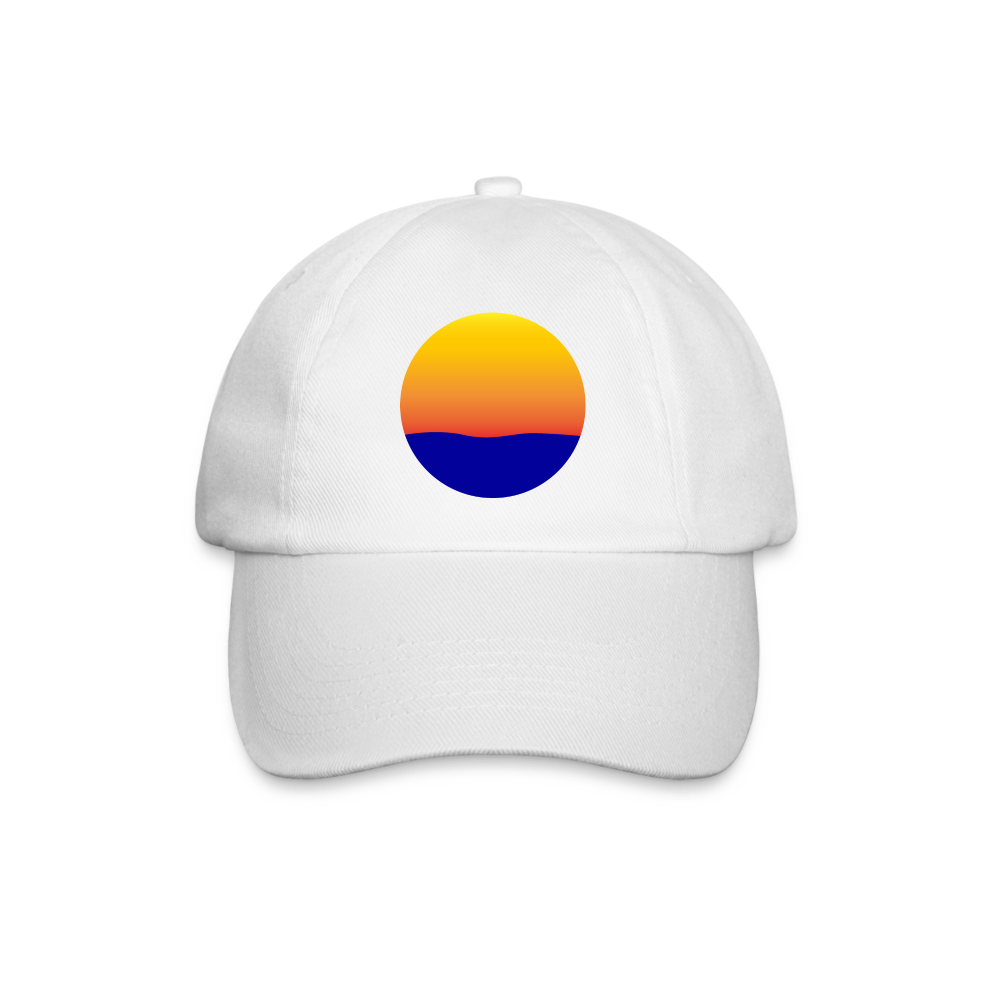 Gorra béisbol"sunset03" - white/white