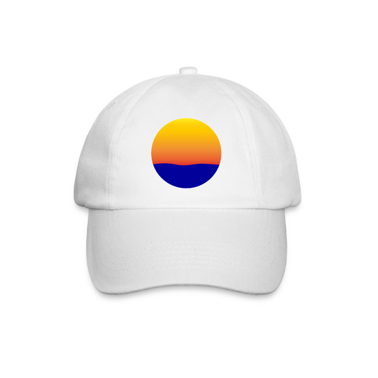 Gorra béisbol"sunset03" - white/white