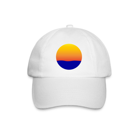 Gorra béisbol"sunset03" - white/white