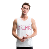 Tank top premium"Drink" - white