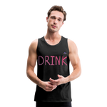 Tank top premium"Drink" - black