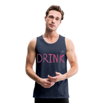 Tank top premium"Drink" - navy