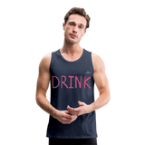 Tank top premium"Drink" - navy