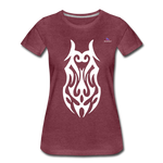 Camiseta premium"Tribal" - heather burgundy