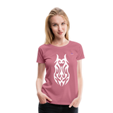 Camiseta premium"Tribal" - mauve