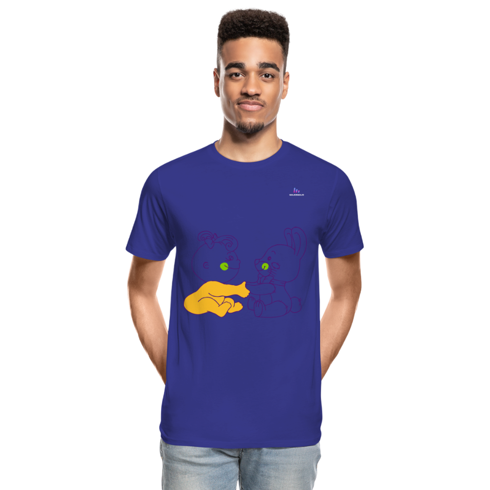 Camiseta orgánica premium"Baby girl" - royal blue