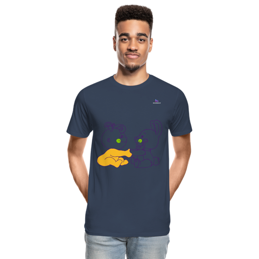 Camiseta orgánica premium"Baby girl" - navy