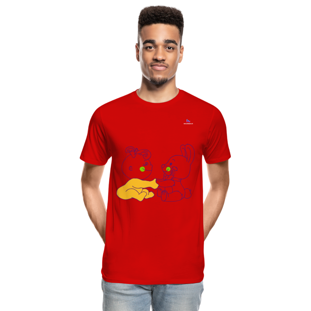 Camiseta orgánica premium"Baby girl" - red