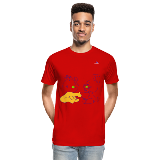 Camiseta orgánica premium"Baby girl" - red