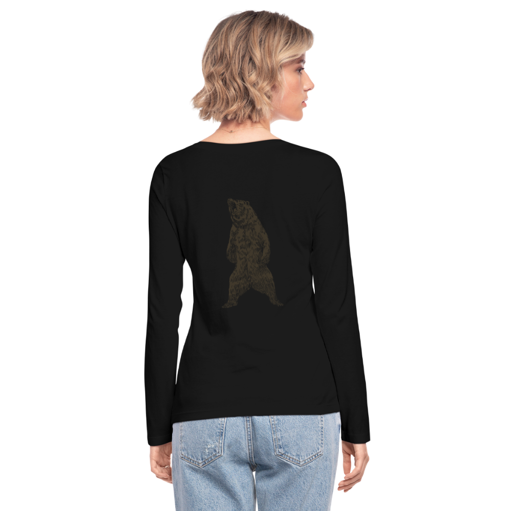 Camiseta de manga larga ecológica de Stanley & Stella"free wild 2" - black