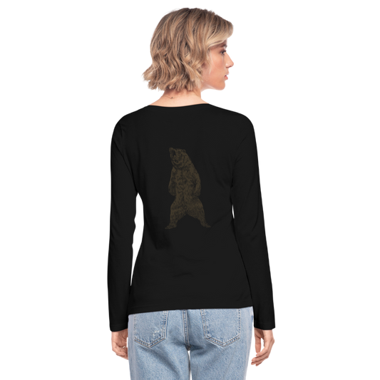 Camiseta de manga larga ecológica de Stanley & Stella"free wild 2" - black