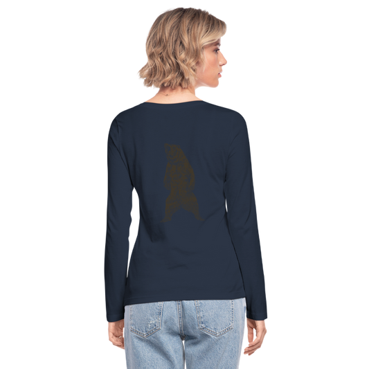 Camiseta de manga larga ecológica de Stanley & Stella"free wild 2" - navy