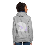 Sudadera con capucha en contraste"Polar bear" - heather grey/navy