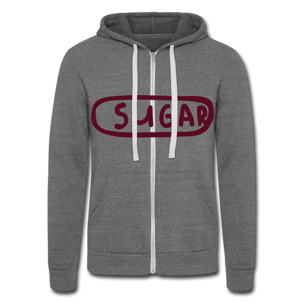 Chaqueta con capucha Tri-Blend unisex de Bella + Canvas"sugar" - grey tri-blend