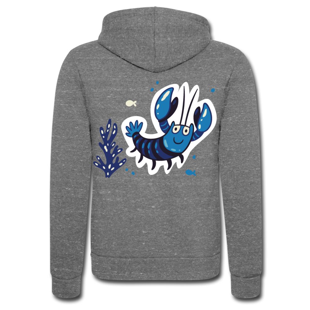 Chaqueta con capucha Tri-Blend unisex de Bella + Canvas"sugar" - grey tri-blend